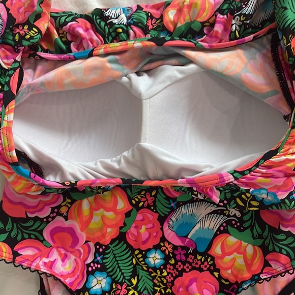 One piece swimsuit never worn! Multi colored - Picture 2 of 5